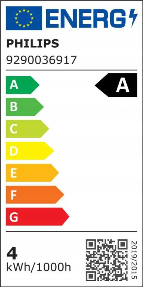 Philips LED standard E27 830 840lm 4W permatomas