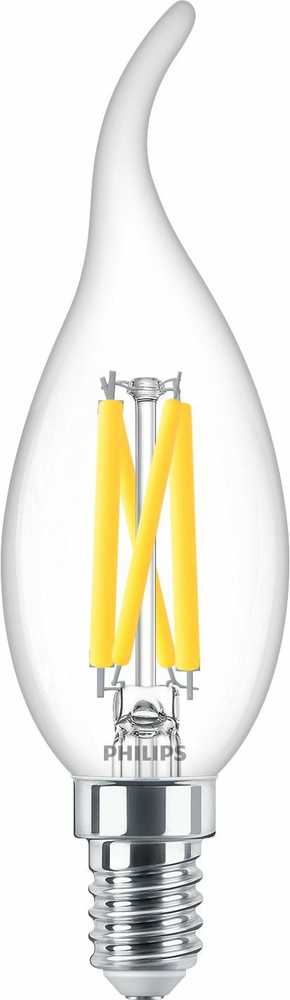 Philips LED WarmGlow Lampe 40W E14 Kerze Klar 1er P