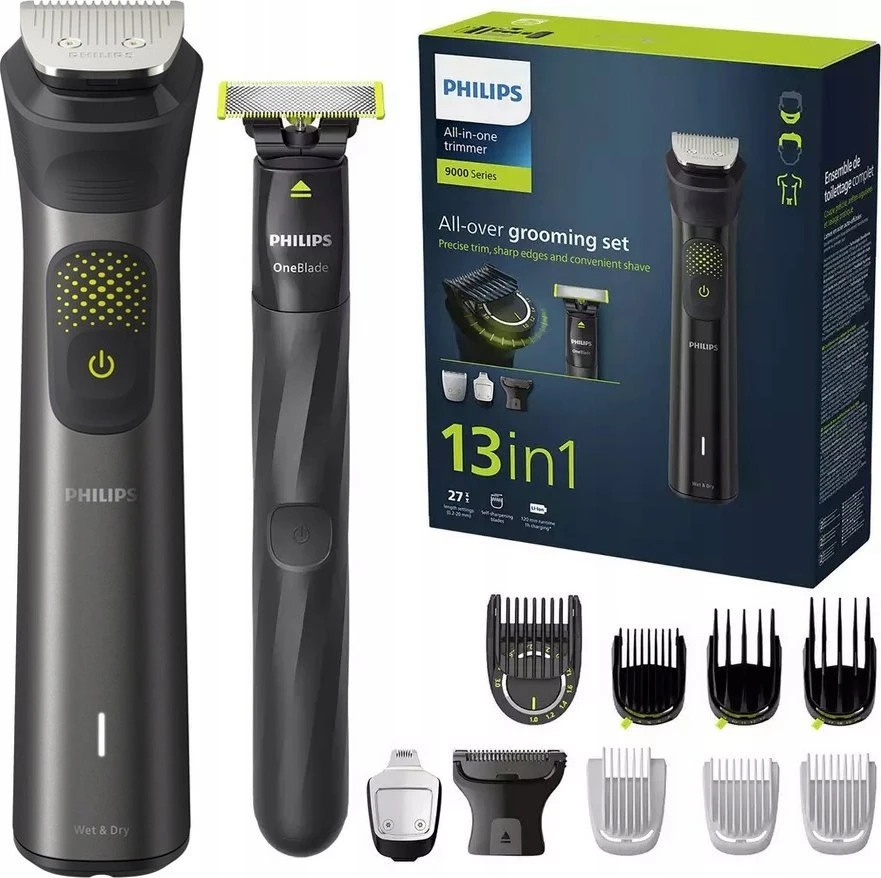 Philips Multigroom 9000 13w1 MG9540/15 juoda