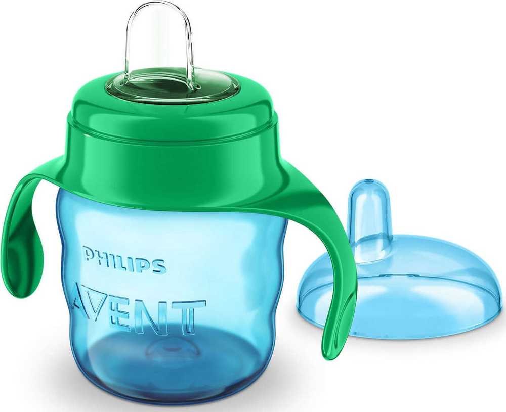 „Philips“ neišsiliejantis puodelis 200 ml mėlynos spalvos (SCF551 / 05)