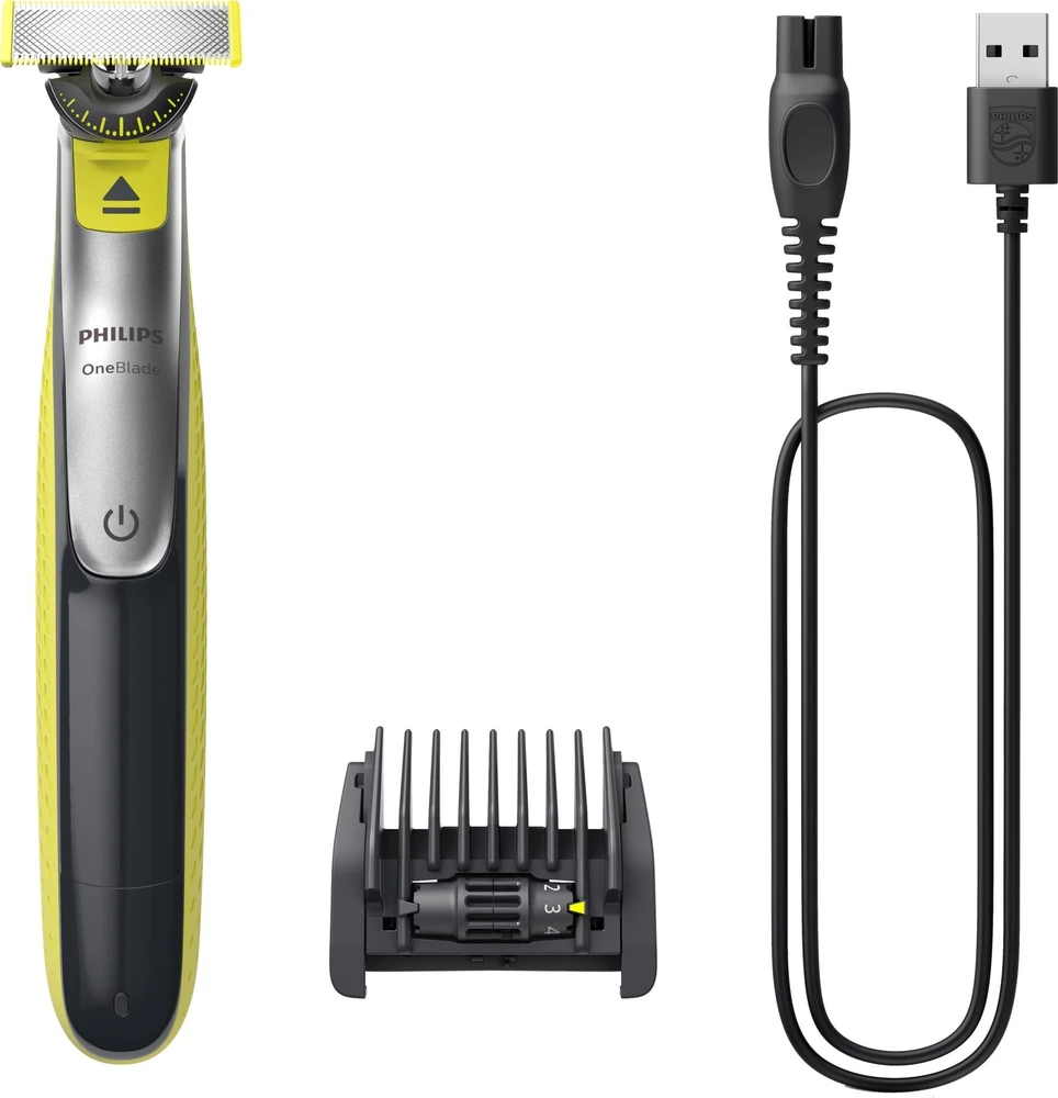 Barzdaskutė Philips Oneblade QP2734/23, 360 blade, 5-in-1 comb (1,2,3,4,5 mm), 60 min. veikimo laikas/ 4 h. įkrovimas