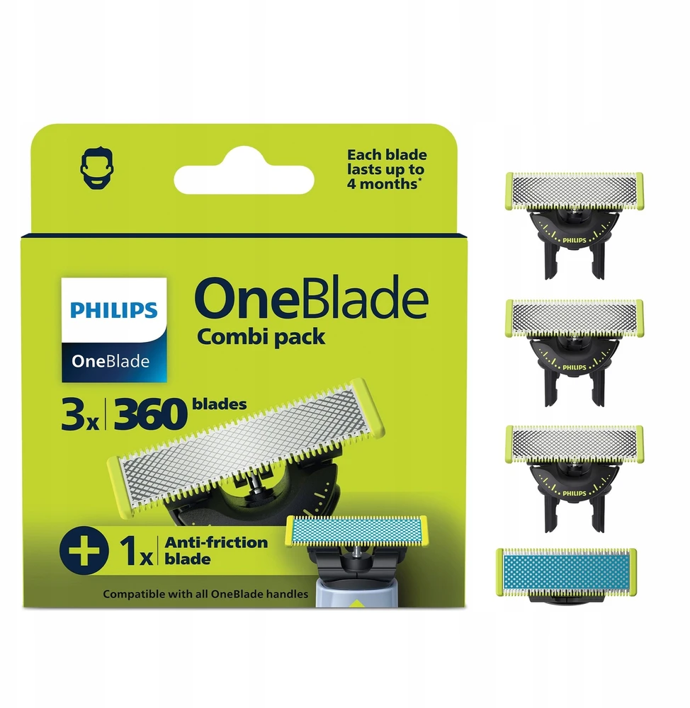 „Philips OneBlade“ keičiami peiliukai (QP945/50)