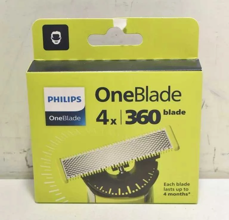 Philips OneBlade 360 – 4 peiliukų pakuotė
