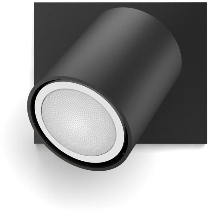 Philips LED prožektorius Hue Baltas Ambiance Runner GU10 Juodas