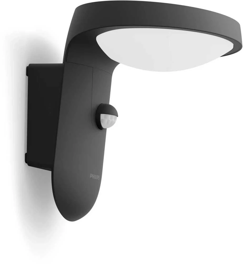 „Philips Tyla UE“ LED lauko sieninis šviestuvas, 3000 K antracito spalvos, IP44