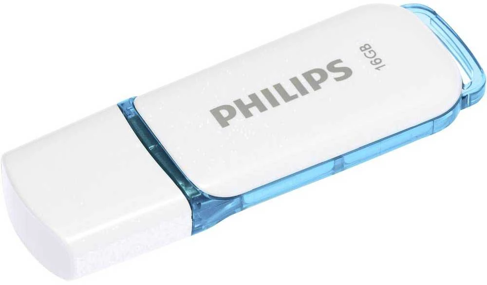 Philips USB 2.0 16GB Snow Edition Mėlyna