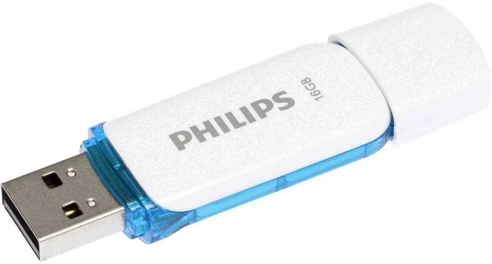 Philips USB 2.0 16GB Snow Edition Mėlyna