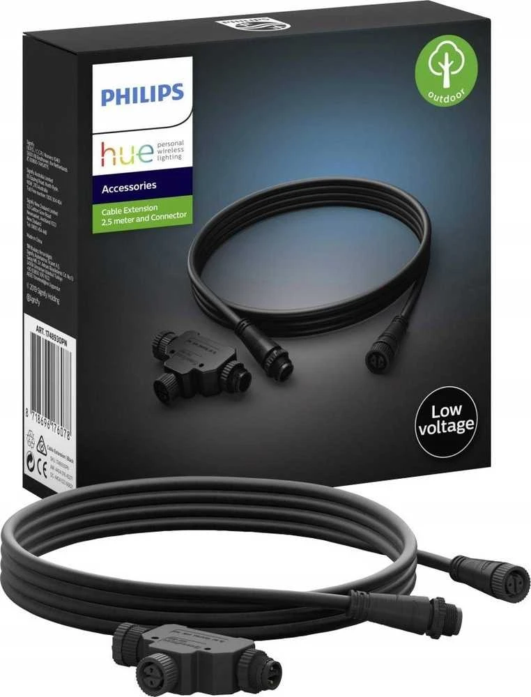 Philips Išorinis kabelis HUE T JUNGTIS 2,5 m, 24 V