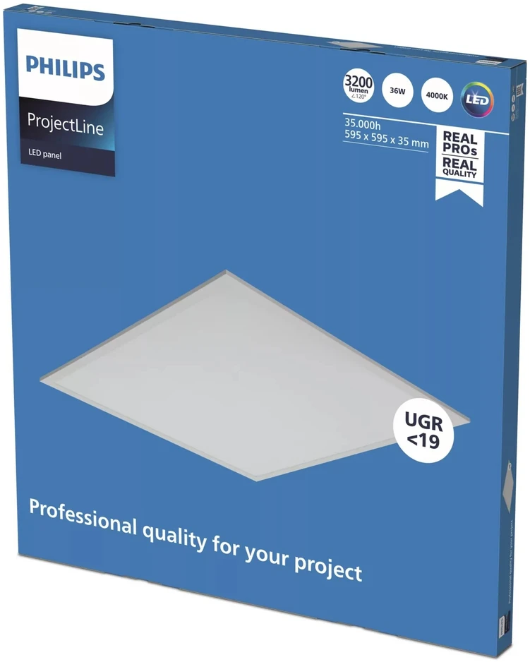 Lubinis šviestuvas Philips PROJECTLINE PANEL 6060 3200LM 4000K