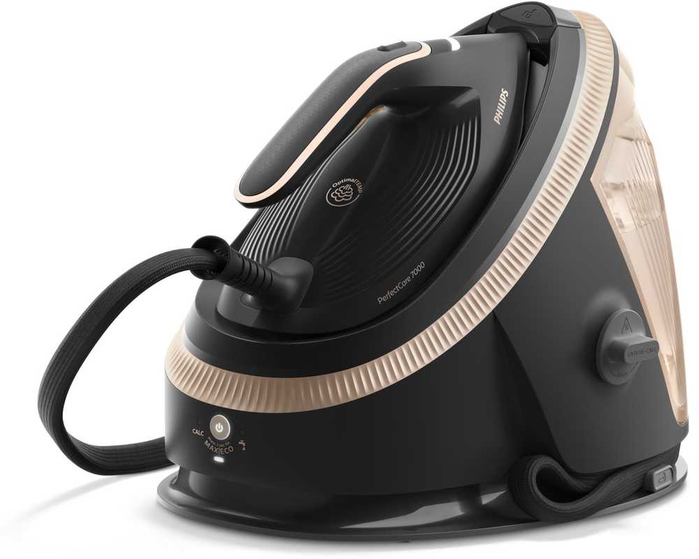 Philips PerfectCare 7000 PSG7300/80 juoda-auksinė
