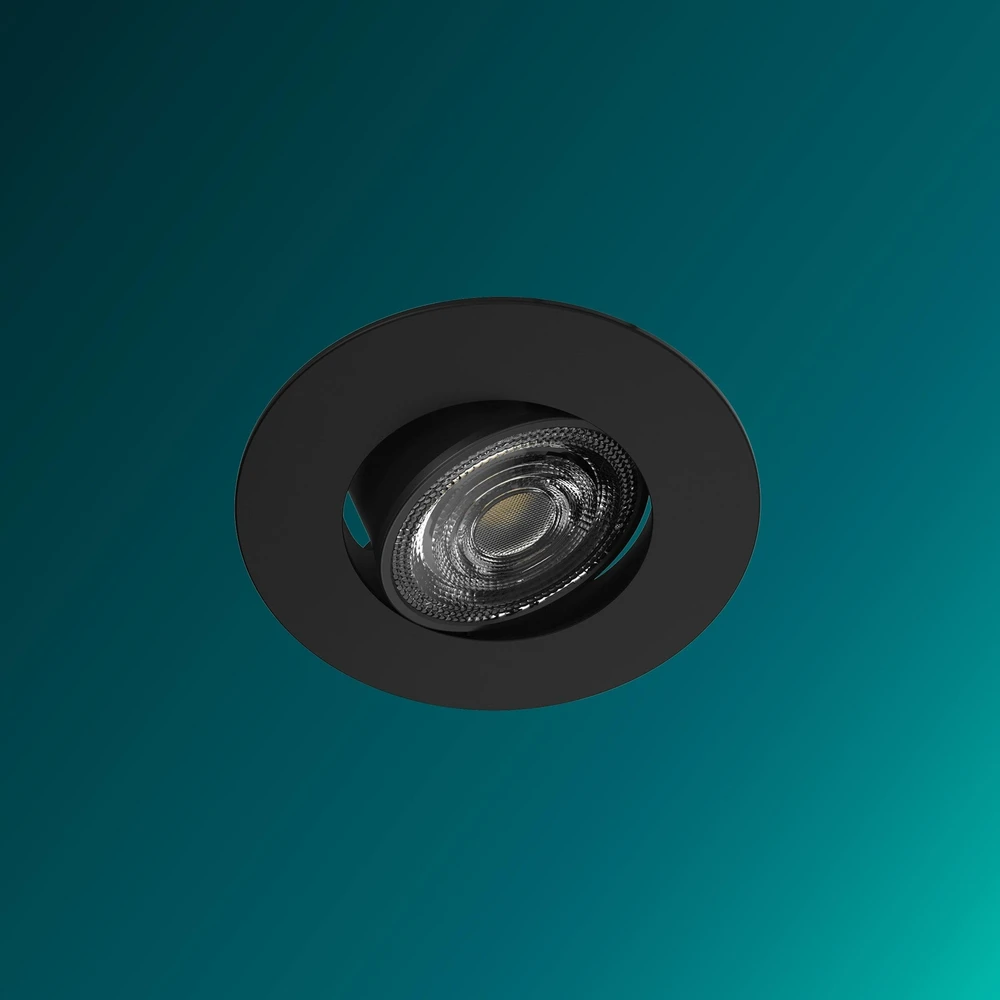 Philips Įmontuojams šviestuvas Cilantro LED 5W 4K 550lmD9 Dim juodas