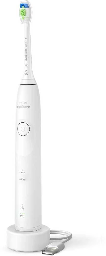 Philips Sonicare 5500 baltas šepetėlis su USB įkrovikliu