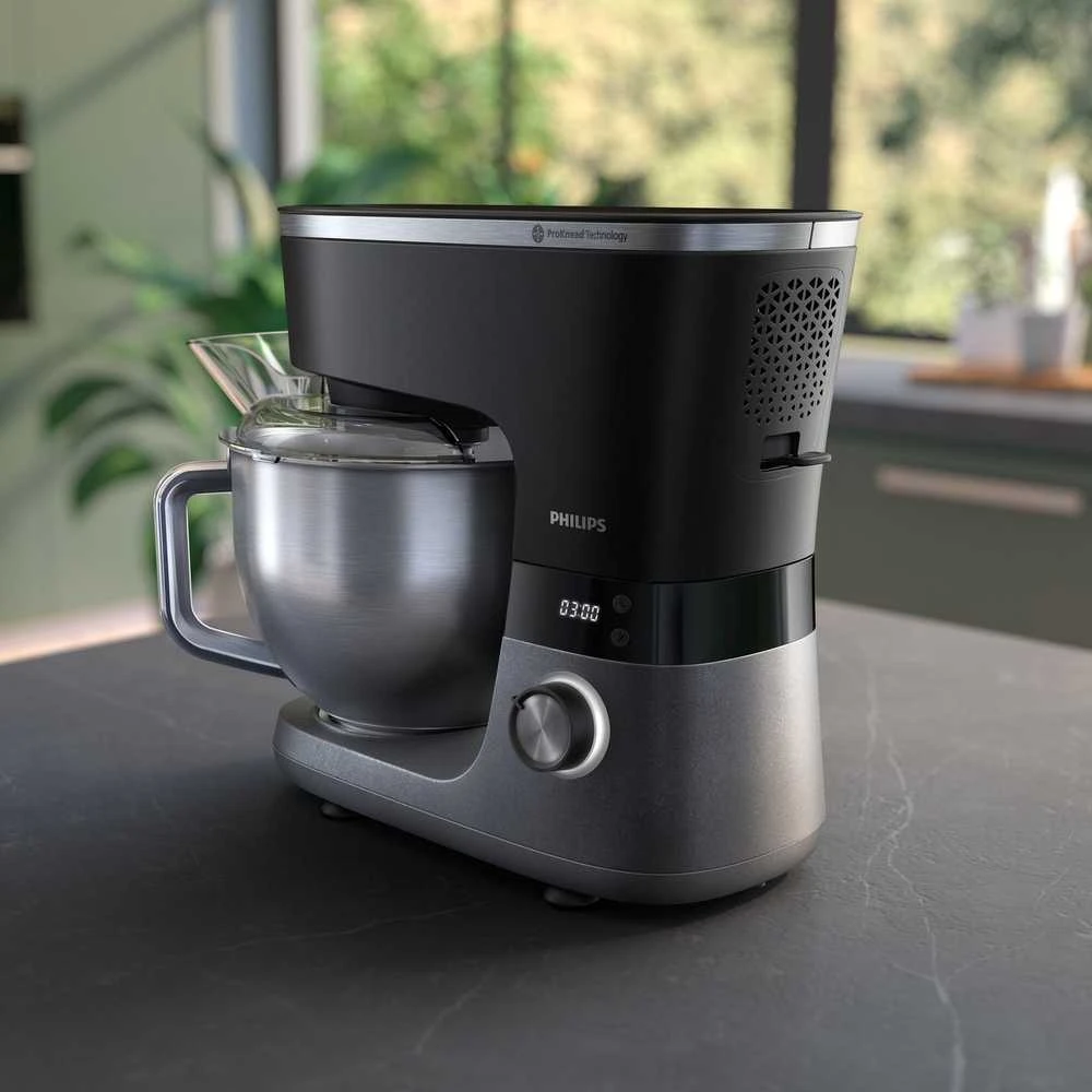 Virtuvinis kombainas „Philips“ serijos 7000 virtuvės aparatas HR7962/01, 5,5 l dubuo, 8 greičių nustatymai, 1000 W
