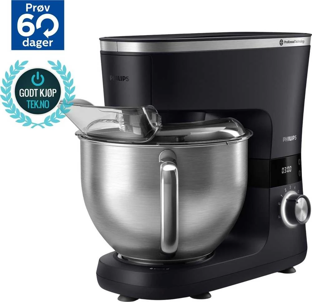Virtuvinis kombainas „Philips“ serijos 7000 virtuvės aparatas HR7962/01, 5,5 l dubuo, 8 greičių nustatymai, 1000 W