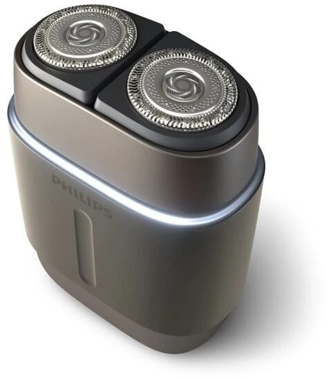 Barzdaskutė Philips Shaver 700 Series Wet & Dry Electric Compact Shaver, Rotation shaver, Gold, Lift & Cut Technology, Baterija, Built-in battery, 60 min (S791/06)
