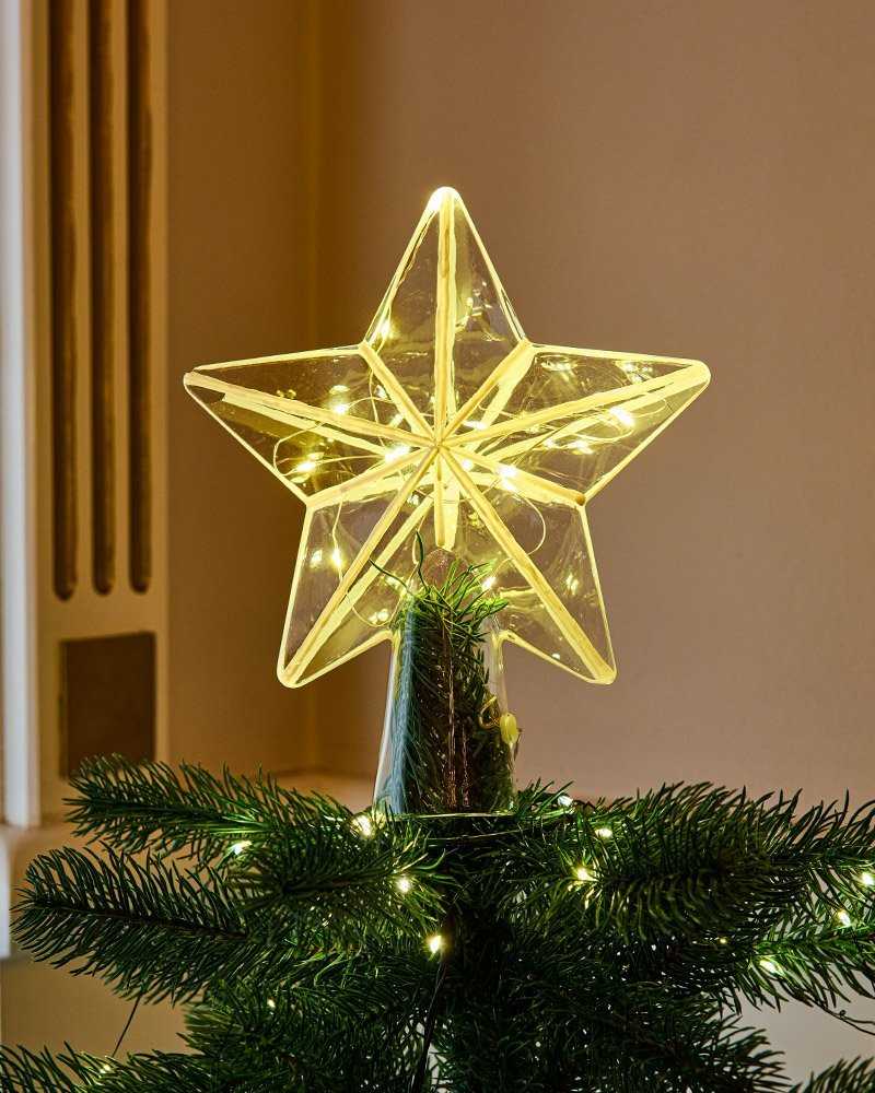 Sirius Home 37700, Šviesos dekoratyvinė figūrėlė, Permatomas, Stiklas, Žvaigždė, 20 lempų, LED