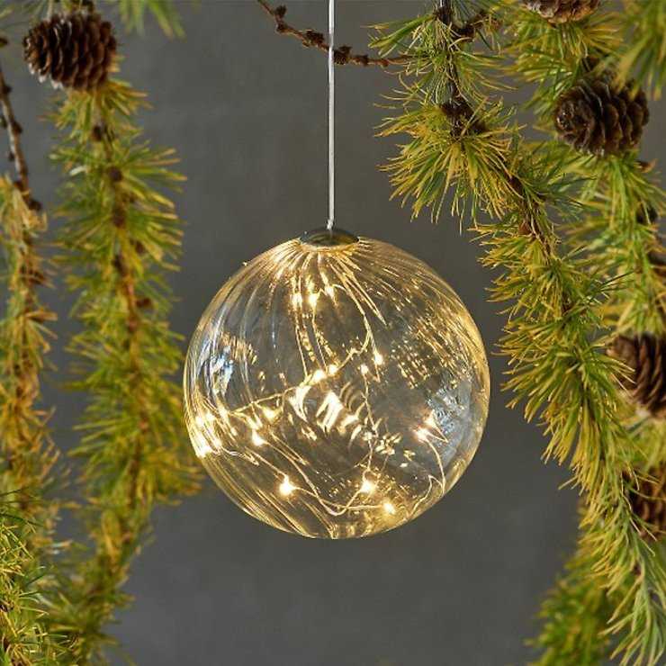 Dekoracja świąteczna Philips Sirius Home Wave Ball, Light decoration figure, Transparent, Glass, 16 lamp(s), LED, Geltona