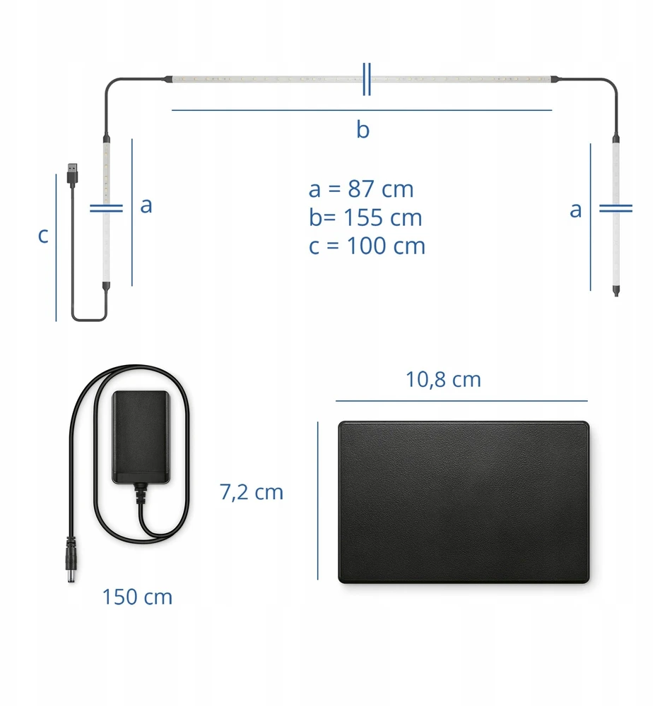 „Philips Smart Sync Box 2.0“ + LED juostelė 75–85 colių televizoriams