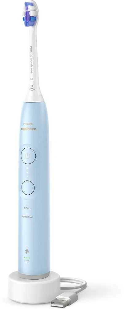 Dantu sepetelis Philips Sonicare 6100, melsvas su ikrovikliu