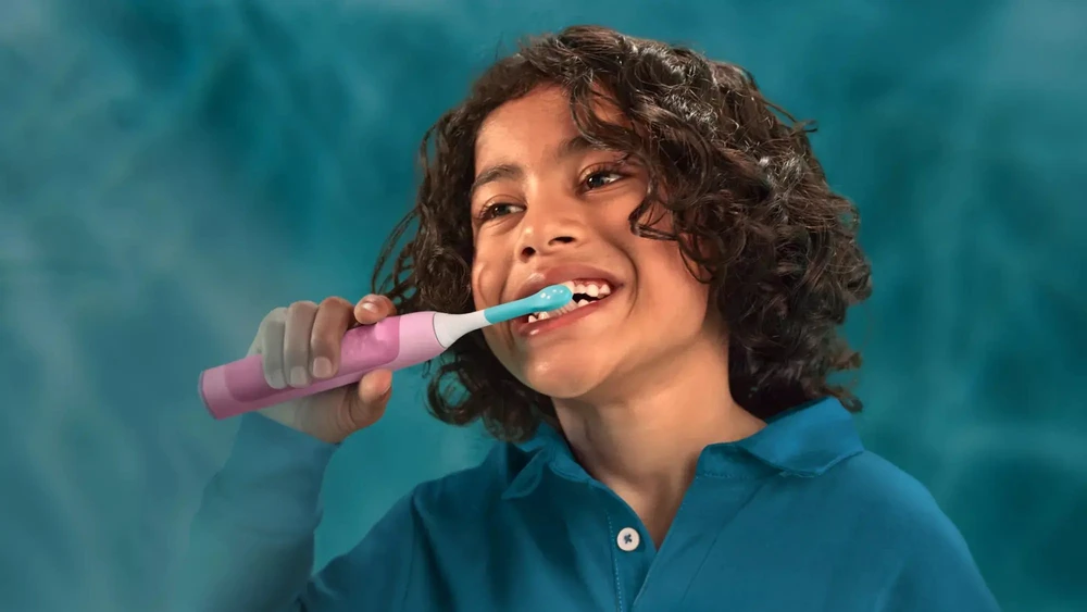 Dantų šepetėlis Šepetėlis Philips Sonicare For Kids Smart HX6600/41 Różowa