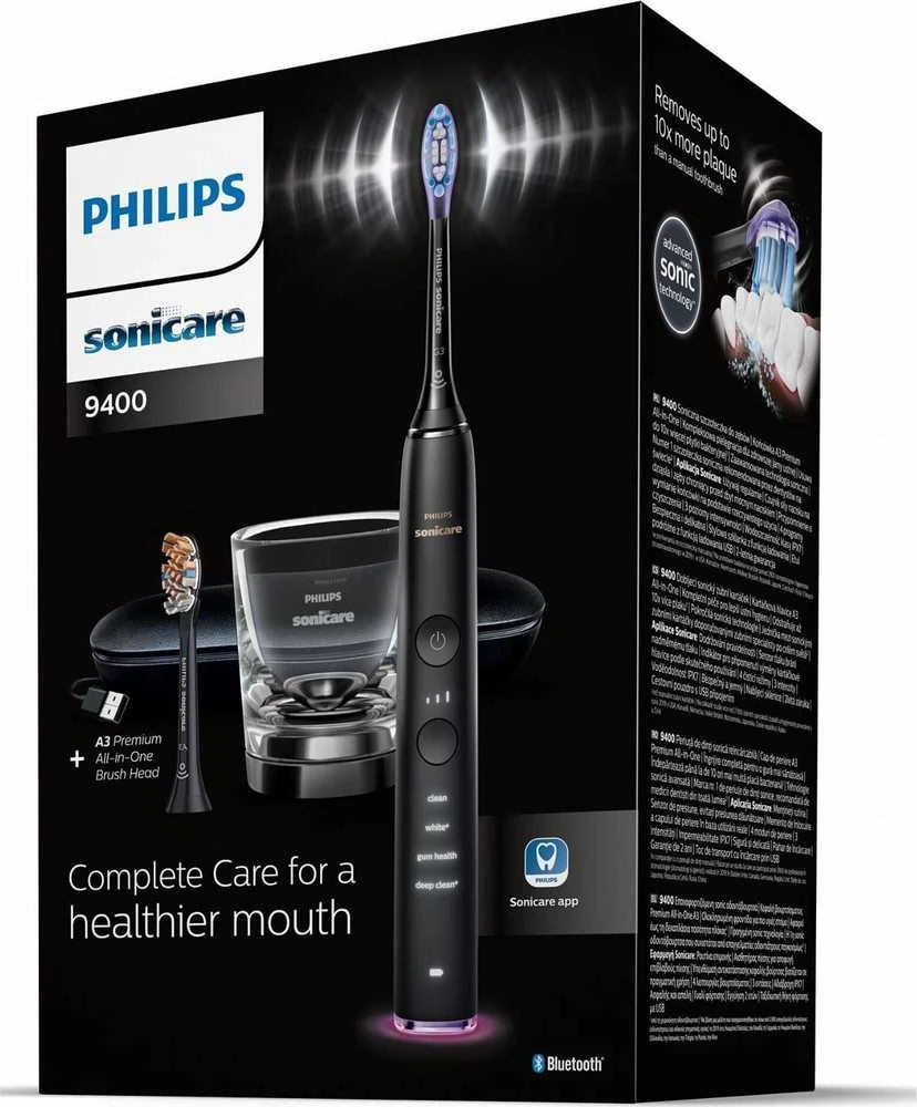 Philips Sonicare „DiamondClean Smart“ elektrinis dantų šepetėlis su programėle HX9917/89