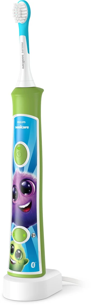 Elektrinis vaikiškas dantų šepetėlis Philips Sonicare For Kids, HX6352/11, žalias