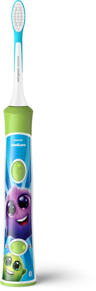 Elektrinis vaikiškas dantų šepetėlis Philips Sonicare For Kids, HX6352/11, žalias