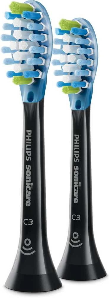 2 dalių šepetėlių galvučių pakuotė Philips Sonicare Premium Plaque Defence HX9042/88