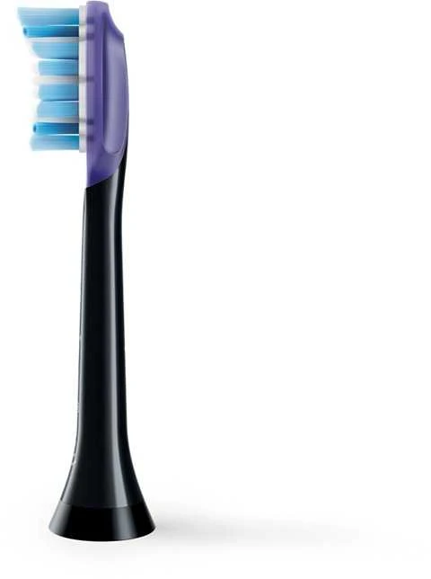 2 dalių šepetėlių galvučių pakuotė Philips Sonicare Premium Gum Care HX9052/88, juodos spalvos