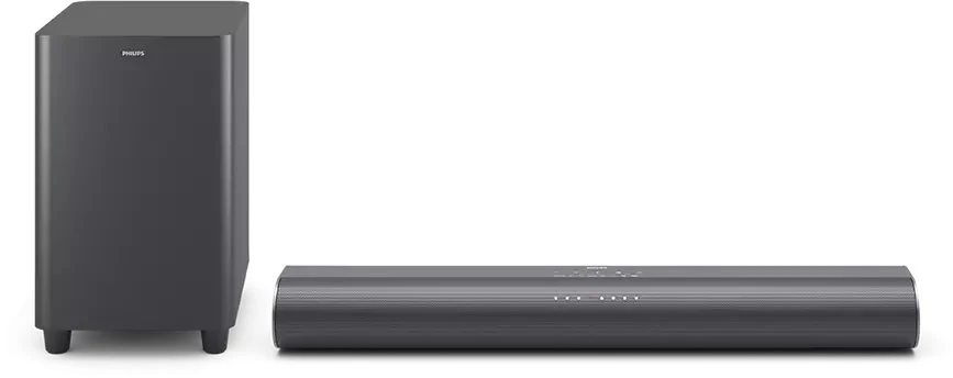 Namų kino sistema „Philips TAB6100/10“, 2.1 kanalai, 80 W, DTS Virtual:X, DTS:X, Dolby Atmos, Dolby Digital Plus, Dolby MAT, Filmas, Muzika, Sportas, 200 W, 6 O