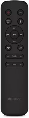 Namų kino sistema „Philips TAB6100/10“, 2.1 kanalai, 80 W, DTS Virtual:X, DTS:X, Dolby Atmos, Dolby Digital Plus, Dolby MAT, Filmas, Muzika, Sportas, 200 W, 6 O