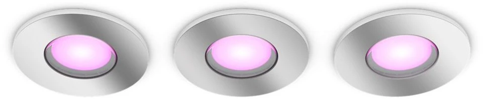 Philips Taškinis apšvietimas Hue Baltas and Color Ambiance Xamento GU10 3 vnt.