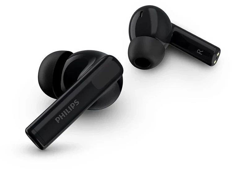 Tikros belaidės ausinės Philips, juodos