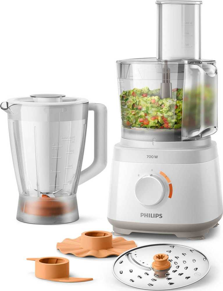 Philips Daily Collection Kompaktiškas virtuvinis kombainas (HR7320/00)