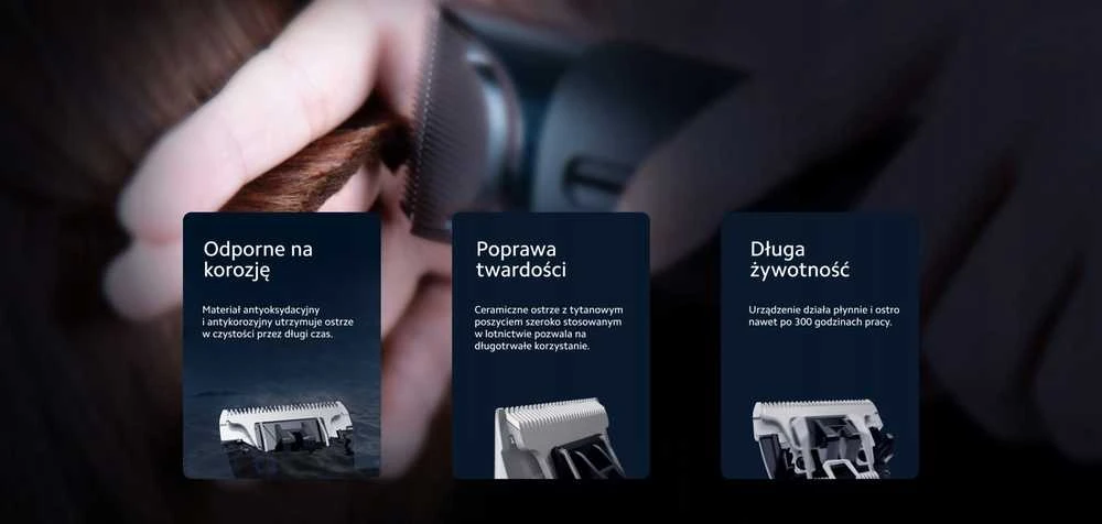Plaukų kirpimo mašinėlė XIAOMI Hair Clipper 2 EU, Pilka
