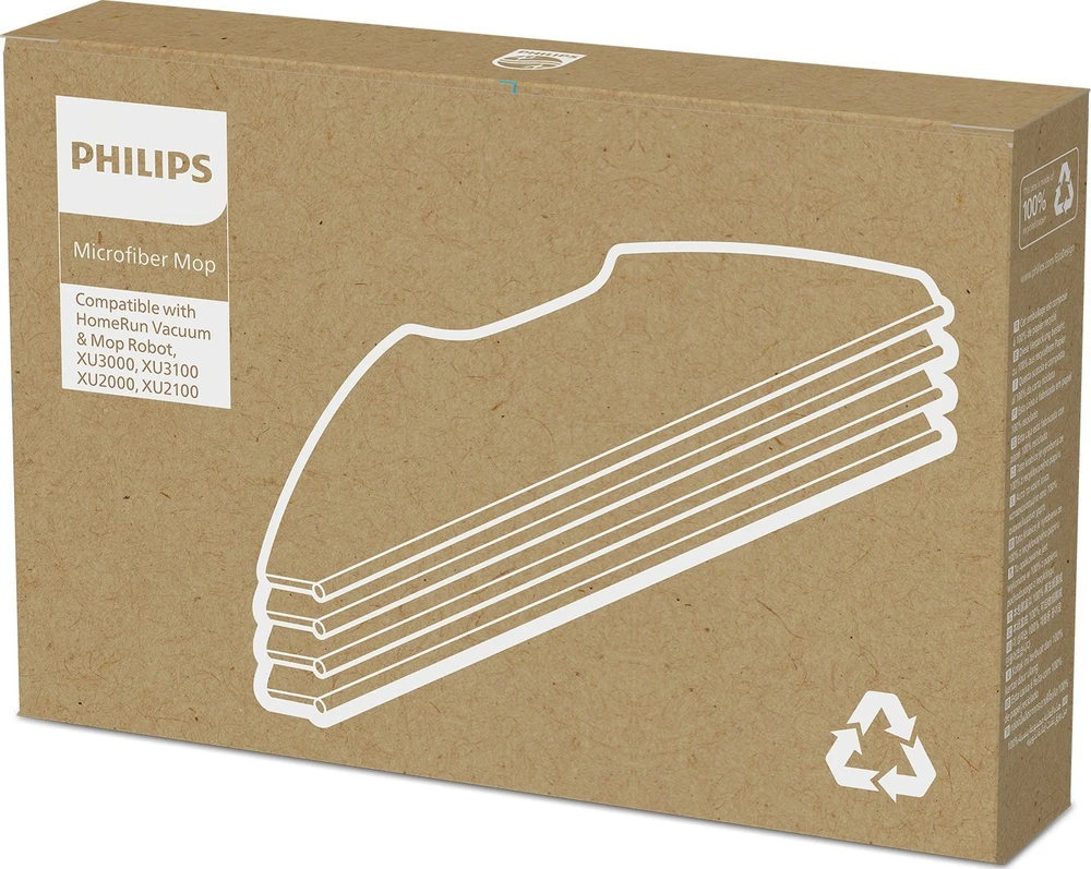 „Philips“ šluostės, skirtos „HomeRun 2000“ ir „3000“ serijos robotams XV1430/00