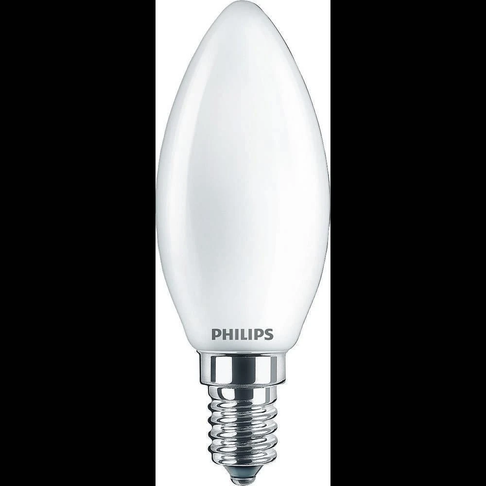 LED lemputė Philips B35, 4.3W, E14, 2700K, 470lm, matinė
