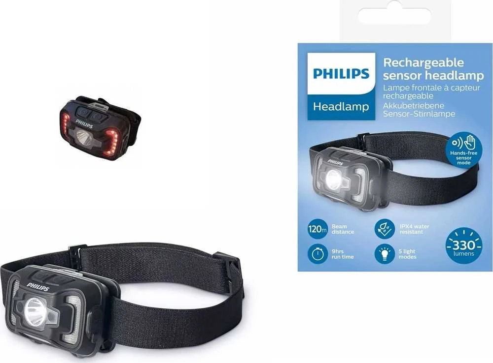 Philips LED priekinis žibintas SFL2000RH 330lm 1800mAh