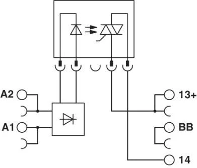 Phoenix Contact Jungiamoji mova 1Z 0.75A 24V nuolatinės srovės įvestis / 24-253V DC PLC- OSC- 24DC / 230ACACACT (2967947)