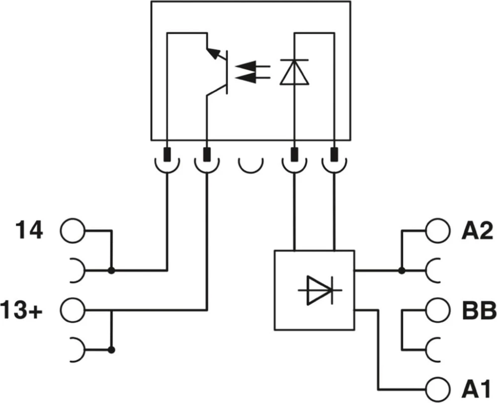 Phoenix Contact Kietojo kūno relės modulis PLC-OPT-24DC/V8C/SEN 2908172