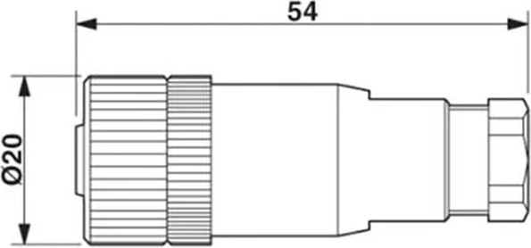 Phoenix Contact Lizdas proste 5P typ A M12 Pg7 4-6mm SACC-M12FS-5CON-PG 7-M (1662968)