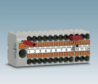 Phoenix Contact Paskirstymo blokas PTFIX 10/6X4-NS35 YE 3273598