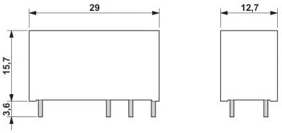 Phoenix Contact 2961192 Relay pramoninis 2P 24V DC REL-MR- 24DC/21-21 AgNi 2961192