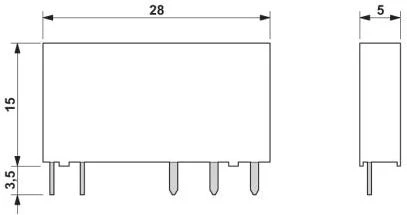 Phoenix Contact Pramoninis relė 1P 24V DC REL MR 24DC/21 (2961105)