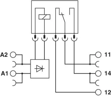 Phoenix Contact sąsajos relė 1P 6A 230V AC / DC PLC- RSC- 230UC / 21 (2966207)