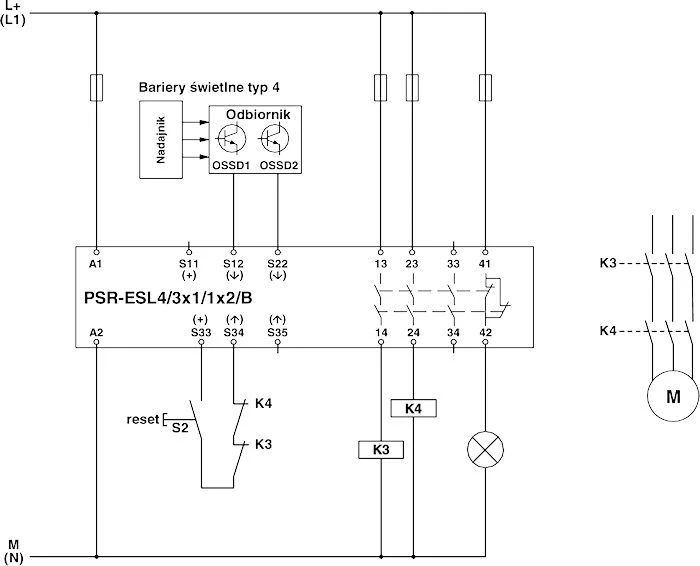 Phoenix Contact Saugumo relė 24V AC / DC PSR- SCP- 24UC / ESL4 / 3X1 / 1X2 / B (2981059)