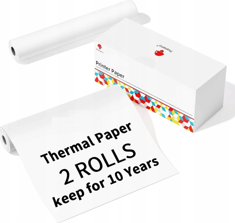 Phomemo Papier Termiczny Kartki Kasetė 2 Rolka Riedučiai Letter 216mm do Phomemo M832 / Q22-RMSG10-LTRM8