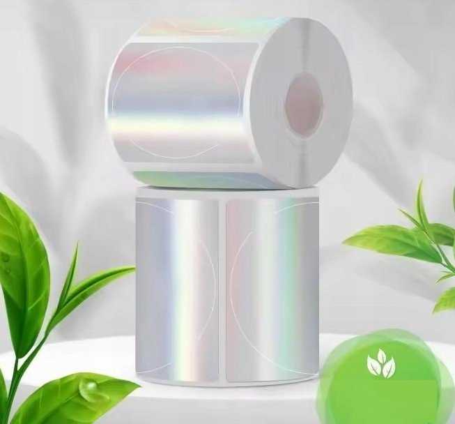 Phomemo Papier Naklejki 140x Etykieta Okrągła Srebrna Phomemo M110 M120 M200 M221 / XY5050-140LS