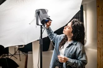 Apšvietimo Įranga - Newell 140 cm Softbox Skėtis, Sidabrinis Atspindintis Vidus