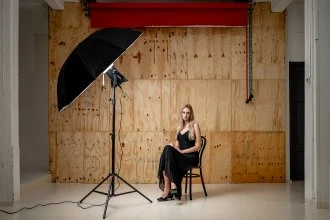 Apšvietimo Įranga - Newell 140 cm Softbox Skėtis, Sidabrinis Atspindintis Vidus